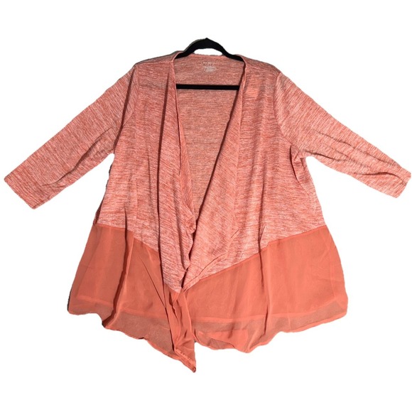 Lane Bryant Other - NWT Lane Bryant Orange Kimono Cover 14/16